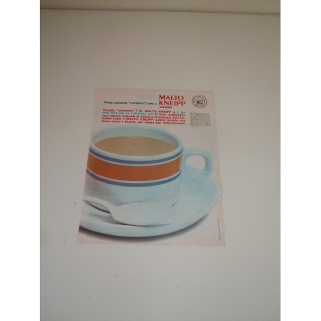 Pubblicità advertising Malto Kneipp prima colazione