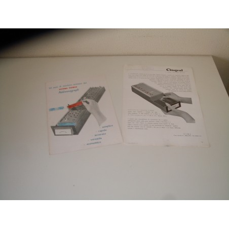 Pubblicità advertising Addressograph citograf macchine da archivio calcolo