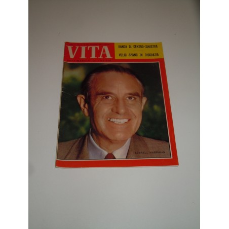 Rivista Vita settimanale 16 marzo 1961 Averell Harriman Velio Spano