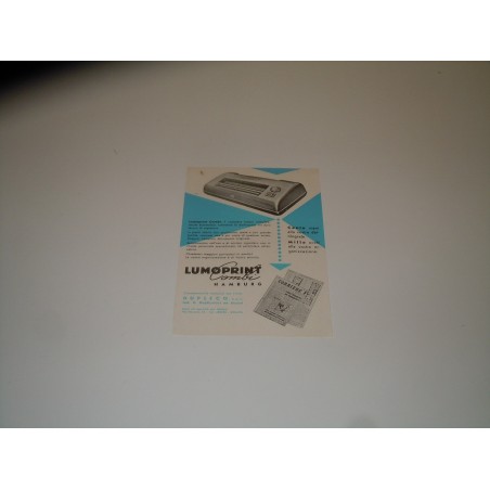 Pubblicità advertising Lumoprint combi macchine da calcolo archivio