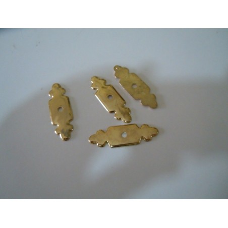 100 pezzi borchia borchietta ornamento dorato in lega di alluminio fai da te
