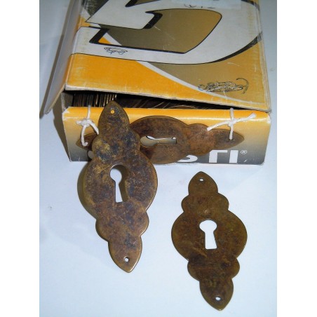 Borchia per serrature in ottone antichizzata mobili cassetti