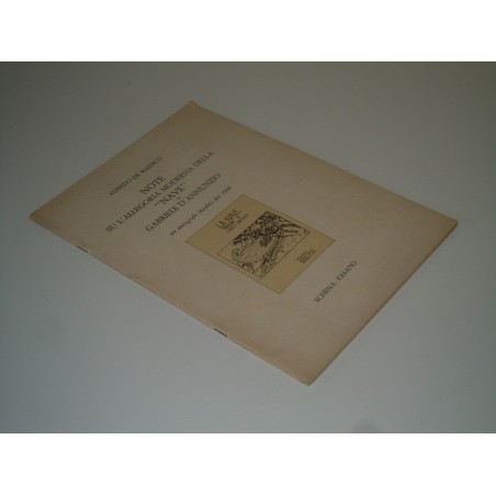 De Marsico note su l allegoria moderna della nave D Annunzio Schena Fasano