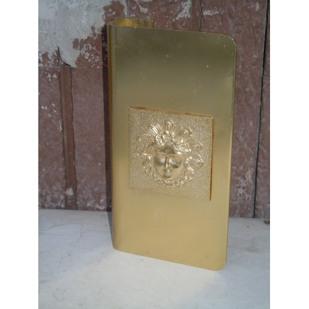 Maniglione Maniglia vintage per porte portoncini in alluminio dorato