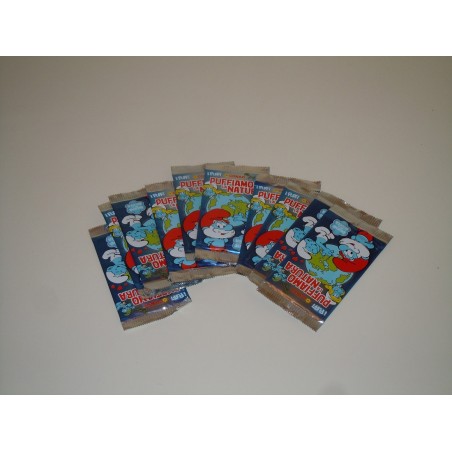 Figurine i puffi puffiamo la natura conad 10 confezioni no panini