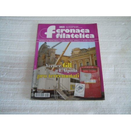 Rivista Cronaca filatelica n° 363 luglio/agosto 2009