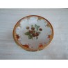 Piatto centrotavola in porcellana Bavaria Atlantis decoro fragole
