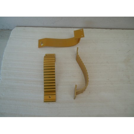 Maniglione Maniglia vintage per porte portoncini in alluminio dorato