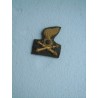 Fregio artiglieria corazzata da basco cannonieri militaria esercito
