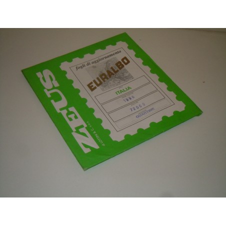 Fogli Euralbo album francobolli Italia repubblica quartine 1996