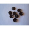 Bottoni militari diametro 14 mm color cachi 200 pezzi esercito