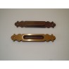 Maniglia da incasso in ottone Valli & Colombo per mobili cassetti porte