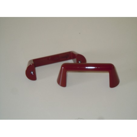 Pomo pomello maniglia Forges in ottone bordò per mobili cassetti