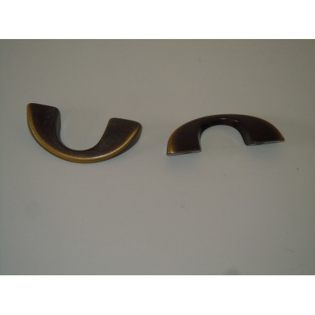Pomo maniglia in ottone bronzato in stile per mobili cassetti vintage