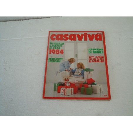 Rivista Casaviva dicembre 1983 contiene cartamodello porta sci