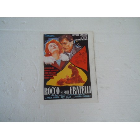 Locandina cinema film Rocco e i suoi fratelli  Alain Delon