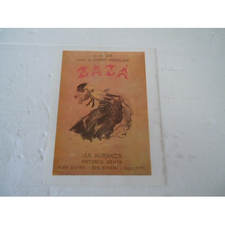 Locandina cinema film Zaza Isa Miranda