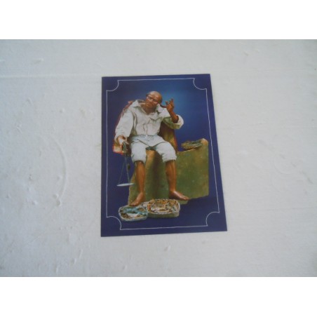 Il presepe napoletano personaggi del 700 Pescatore il mattino