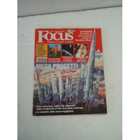 Rivista Focus n 87 del gennaio 2000 Mega progetti