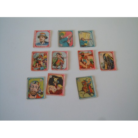 Figurine Nannina Pirati lotto di 10 pezzi differenti no Panini