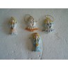 4 Angeli angioletti in ceramica artigianali natalizio