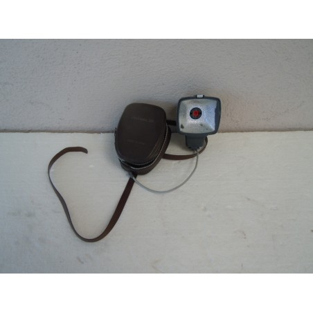 Flash Ferrania microlux con astuccio fotografia vintage