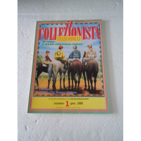 Rivista Il collezionista francobolli n° 1 gennaio 1988