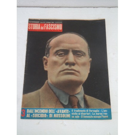 Rivista Storia del fascismo rassegna fotografica 15 maggio 1960 Mussolini