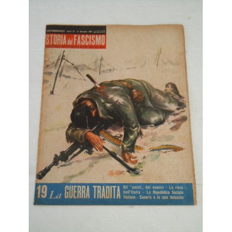 Rivista Storia del fascismo rassegna fotografica 15 gennaio 1961 Mussolini