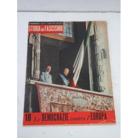 Rivista Storia del fascismo rassegna fotografica 1 gennaio 1961 Mussolini