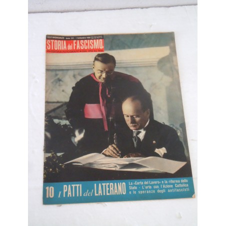 Rivista Storia del fascismo rassegna fotografica 1 settembre 1960 Mussolini