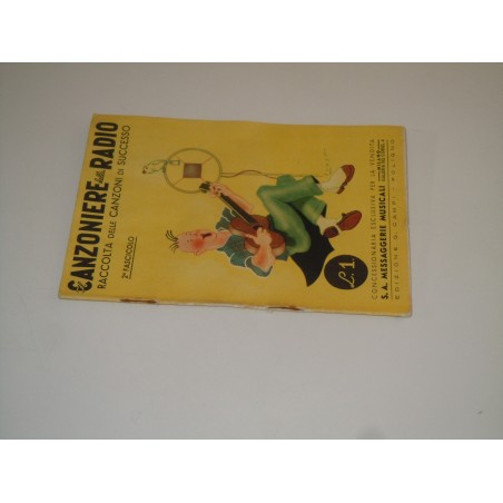 Canzoniere della Radio 2 fascicolo 1940 edizione Campi