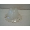 Ricambio lampadari boccia vetro bianca e fumè