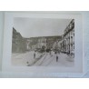 Stampa c' era una volta Napoli Alinari Torretta e via di Piedigrotta 1885