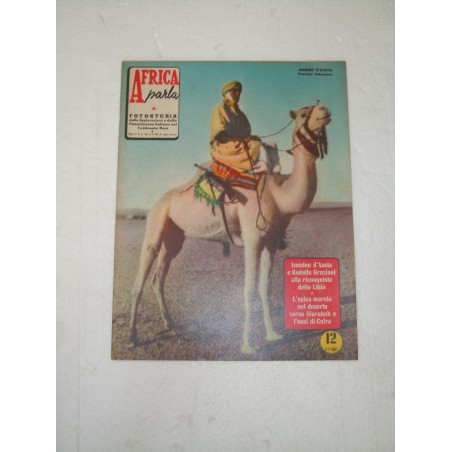 Rivista Africa parla fotostoria n 12 del 5 luglio 1958 Amedeo D'Aosta