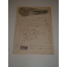 Fattura su carta intestata Cesare Bonardi tipografia Bresciana Bari 1924