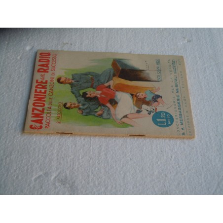 Canzoniere della Radio 9 fascicolo 1940 edizione Campi