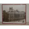 Fotografia vecchia Torino palazzo Madama in bella cornice a giorno