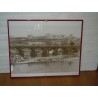 Fotografia vecchia Torino ponte sul Po a Moncalieri in bella cornice a giorno
