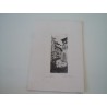Incisione su cartoncino Silvia Pizzi cm 25x16.5