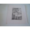 Incisione su cartoncino Silvia Pizzi cm 40x35