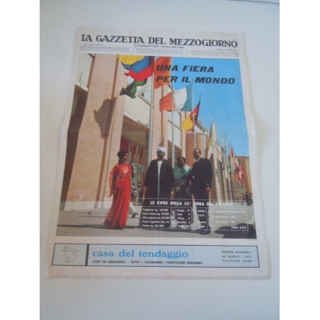 La gazzetta del mezzogiorno Bari speciale fiera del levante 1971