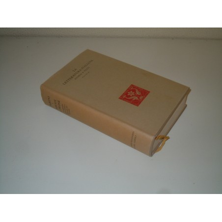 Giuseppe Parini poesie e prose Caretti la letteratura italiana Ricciardi 1951