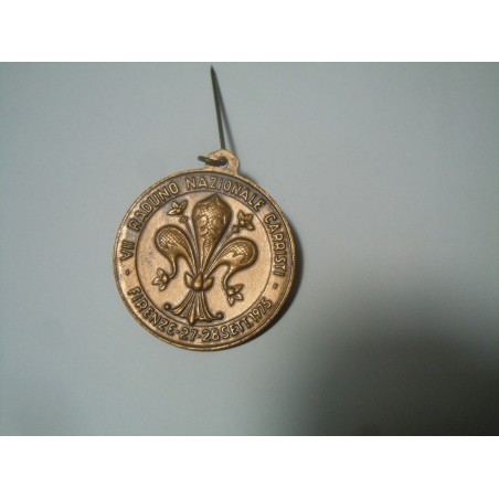 Raduno naz carristi Firenze 1975 ferrea mole ANCI  militaria