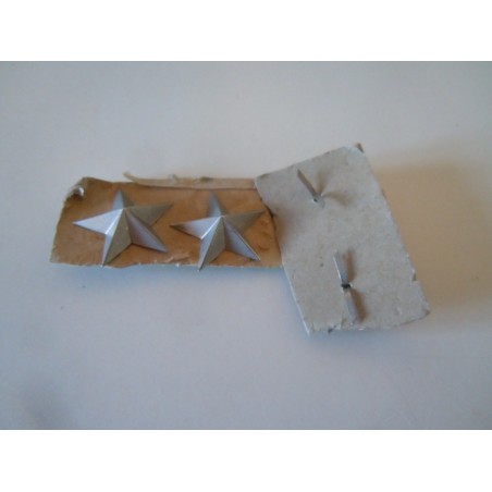 Stellette militari in metallo ottone mm 25 esercito coppia