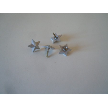 Stellette militari in metallo alluminio coppia mm 15 esercito