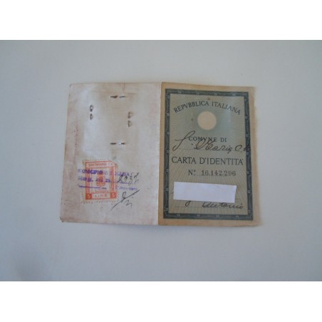 Santa Maria Capua Vetere carta d identità rilasciata 1948