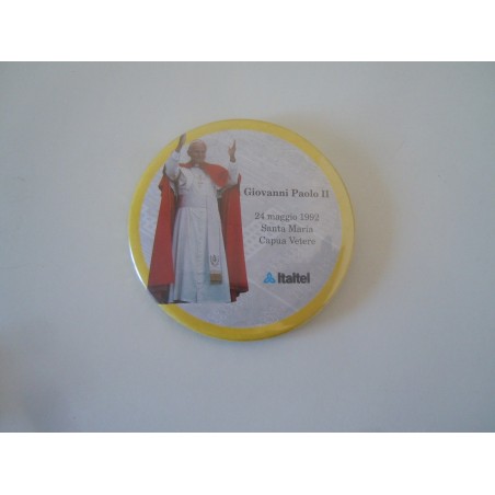 Santa Maria Capua Vetere visita Giovanni Paolo II 1992 spilla