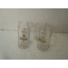 Birra BitBurger 4 pezzi boccale bicchiere in vetro 300 ml