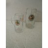 Birra Moretti 2 pezzi boccale bicchiere in vetro 400 e 200 ml